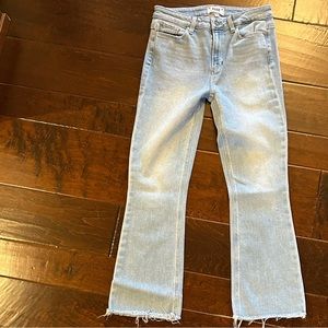 Paige collect crop flare denim size 28